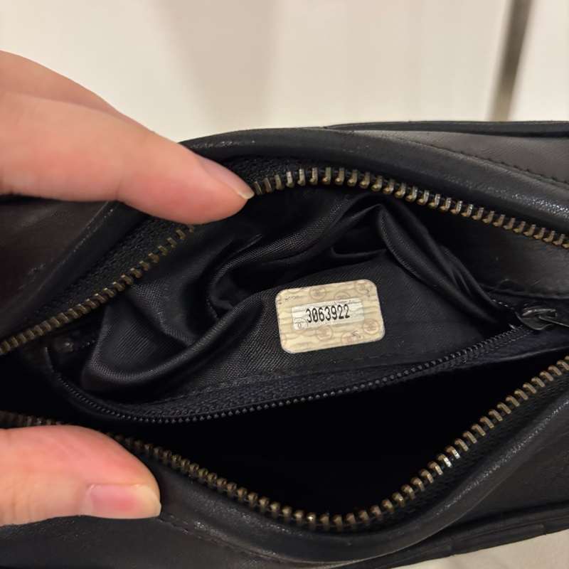 Chanel 中古 Vintage 雕花鏈金球相機包-21