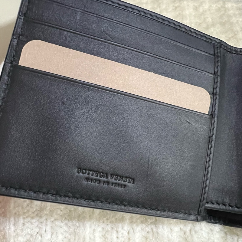 Bottega Venetia BV經典 小編織 牛皮 八卡 短夾 皮夾-3