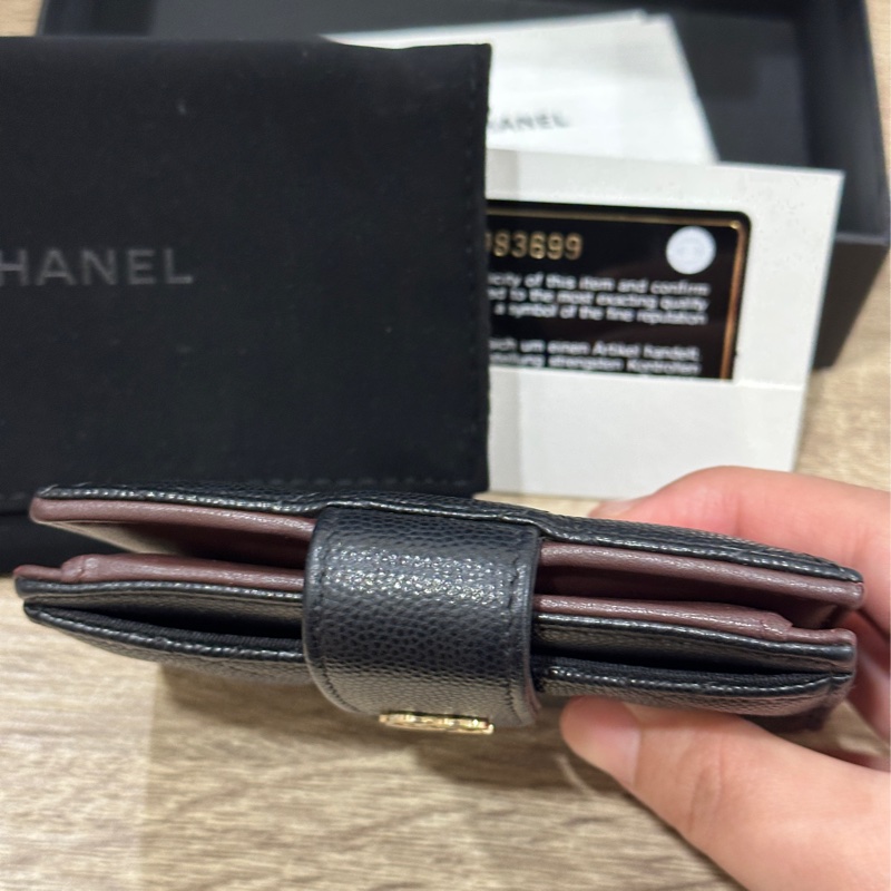 Chanel香奈兒對開零錢卡包-16