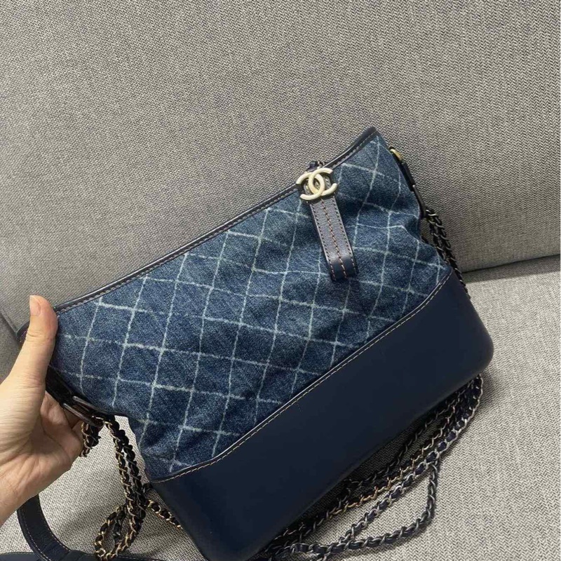 香奈兒Chanel流浪牛仔中號肩背包-3