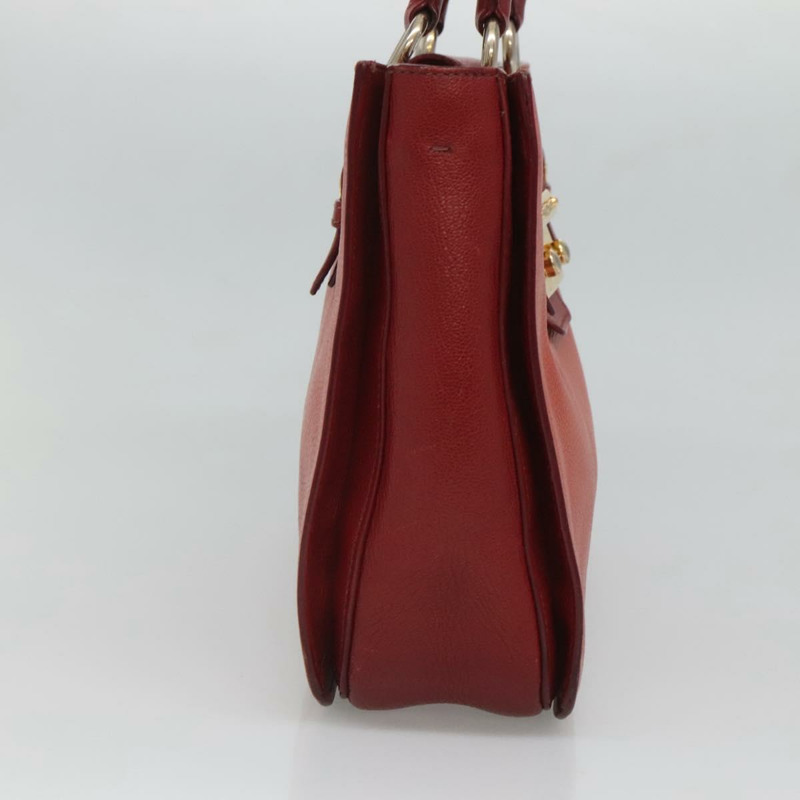 【日本直送】Miu Miu 手提包 皮革 兩用 紅色 金色 正品 127396-3