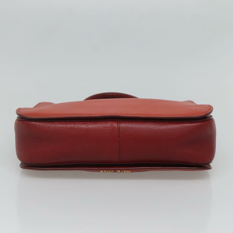 【日本直送】Miu Miu 手提包 皮革 兩用 紅色 金色 正品 127396-8