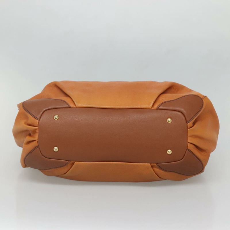 【日本直送】MCM 單肩包 皮革 棕金色 正品 127023-8