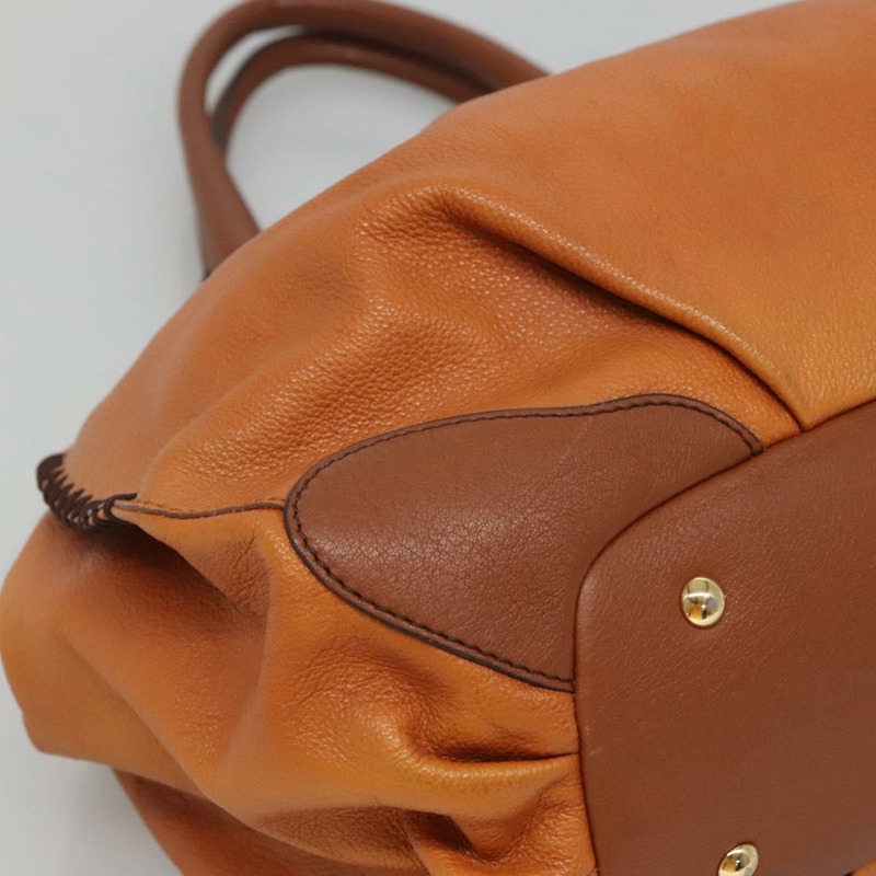 【日本直送】MCM 單肩包 皮革 棕金色 正品 127023-10