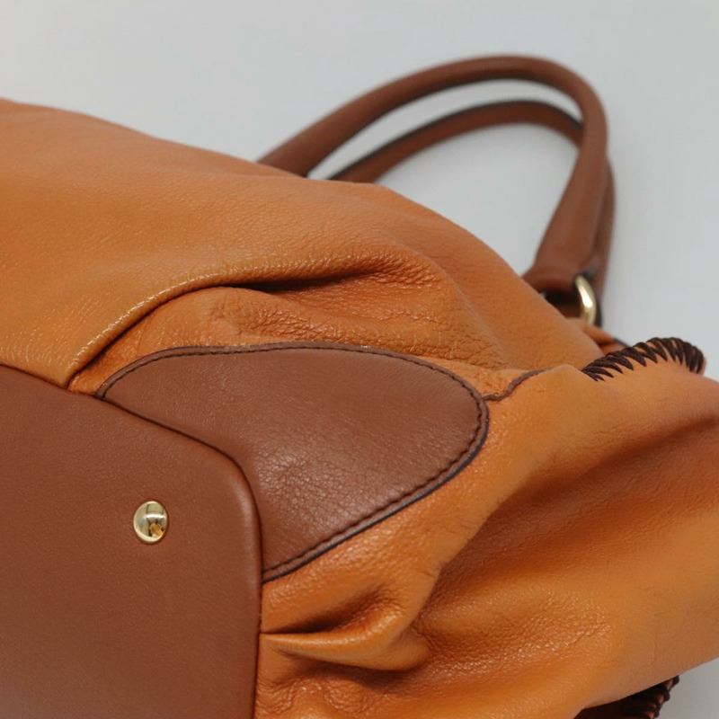 【日本直送】MCM 單肩包 皮革 棕金色 正品 127023-11