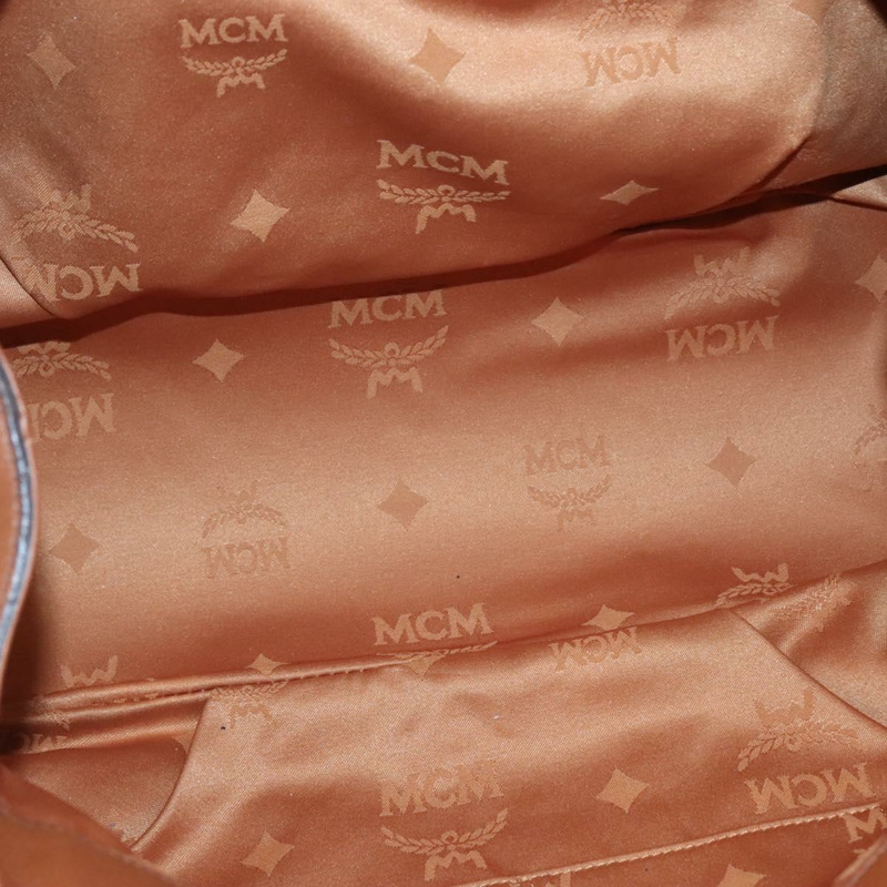 【日本直送】MCM 單肩包 皮革 棕金色 正品 127023-14