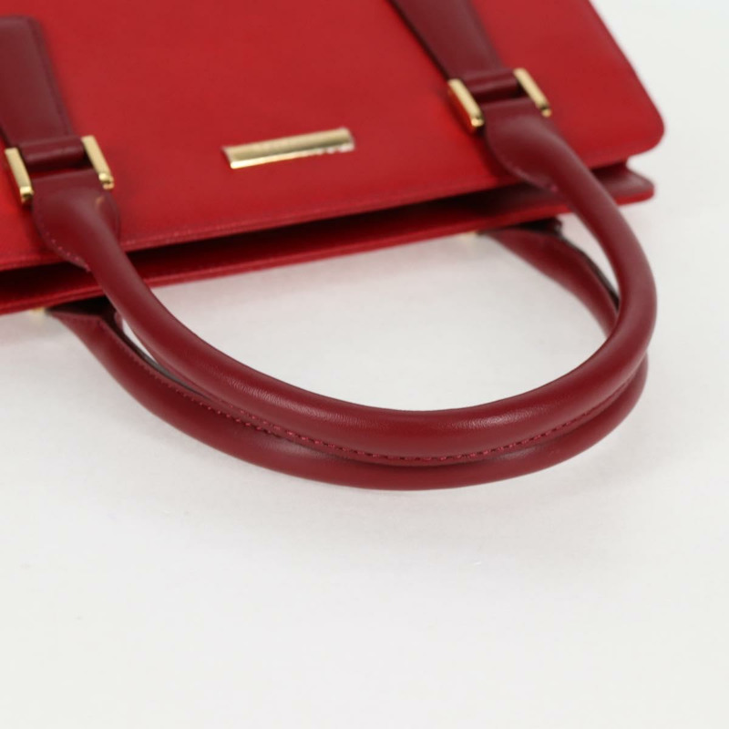【日本直送】BURBERRY 手提包 皮革 紅金 正品 BA2993V-6