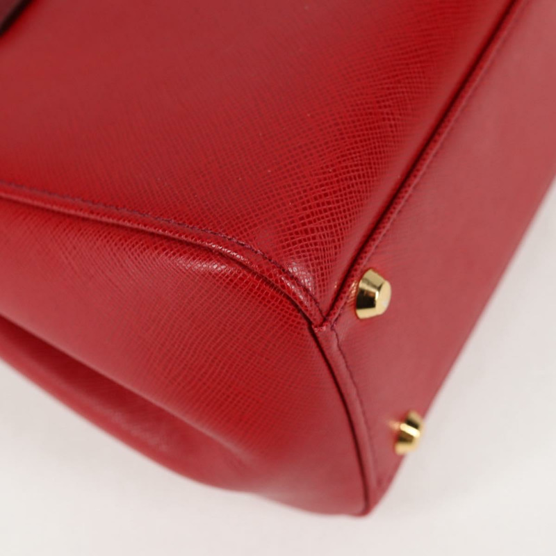 【日本直送】BURBERRY 手提包 皮革 紅金 正品 BA2993V-11