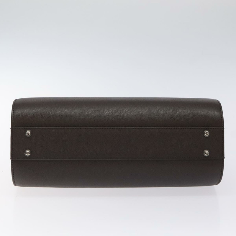 【日本直送】BURBERRY 手提包 皮革 銀棕色 正品 am8636-8