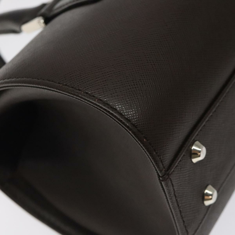 【日本直送】BURBERRY 手提包 皮革 銀棕色 正品 am8636-10