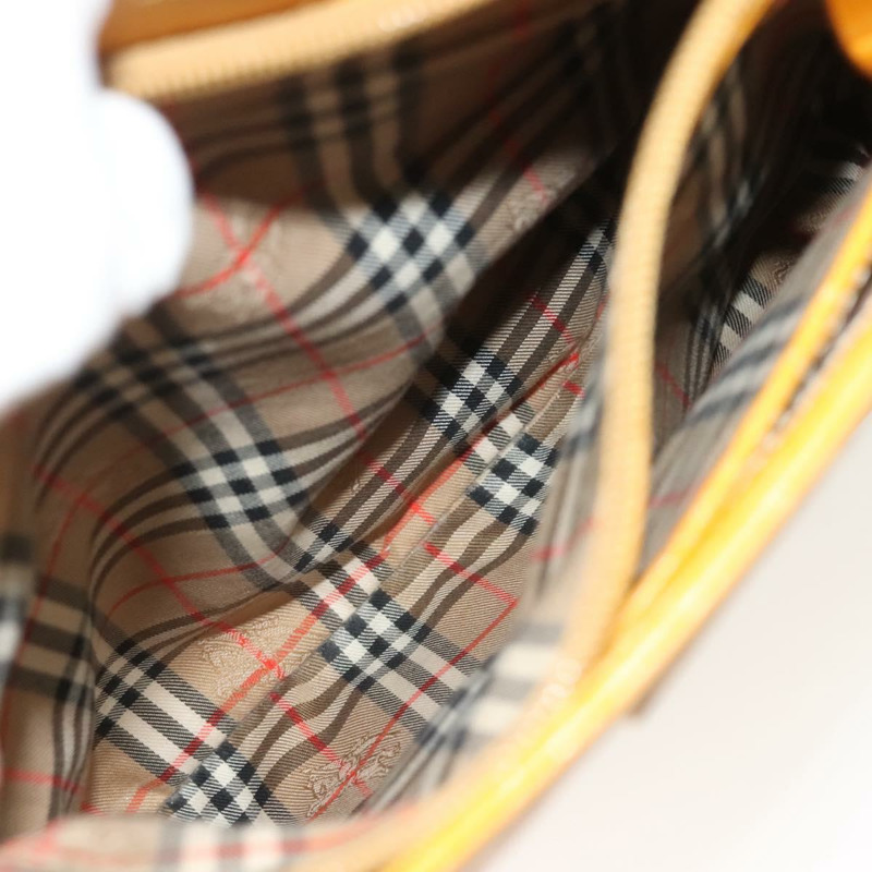 【日本直送】BURBERRY 手提包 皮革 黃金 正品 BA3158-22