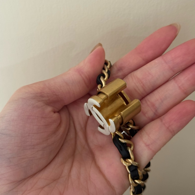 Chanel mini flip bag 迷你垂蓋手袋cc調節扣-8