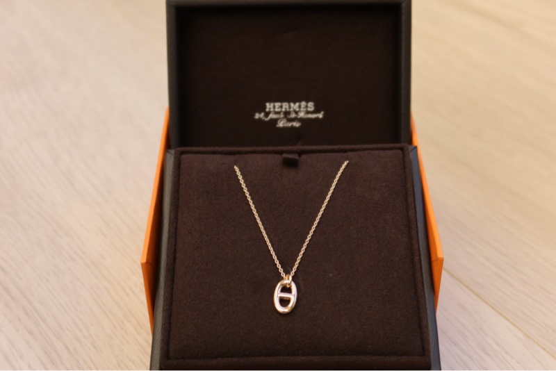 超稀有玫瑰金豬鼻項鏈-1