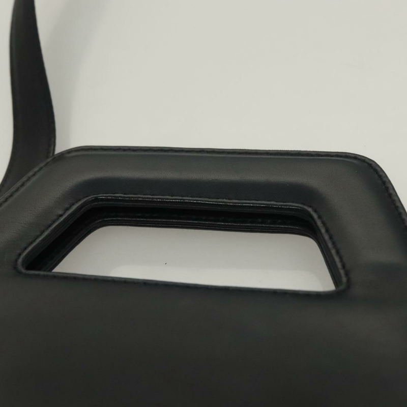 【日本直送】Salvatore Ferragamo Gancini 手提包 皮革 2 款 黑色 銀色 正品 131183-13