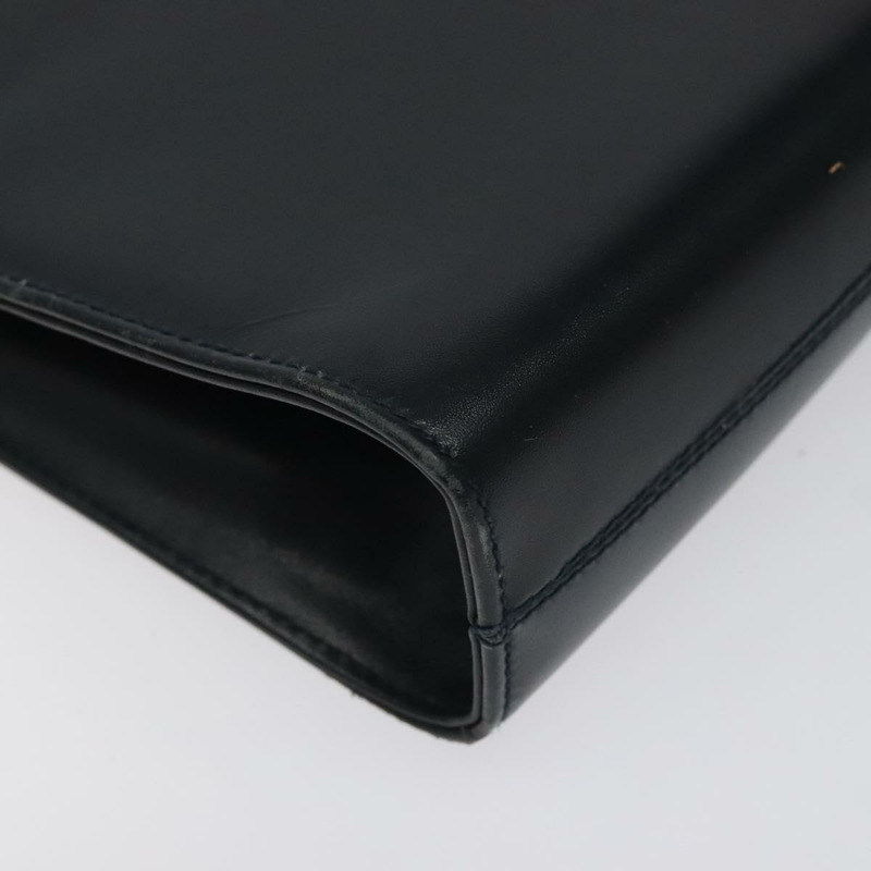 【日本直送】Salvatore Ferragamo Gancini 鏈條肩背包，黑色皮革，金色，正品，貨號 131607-16