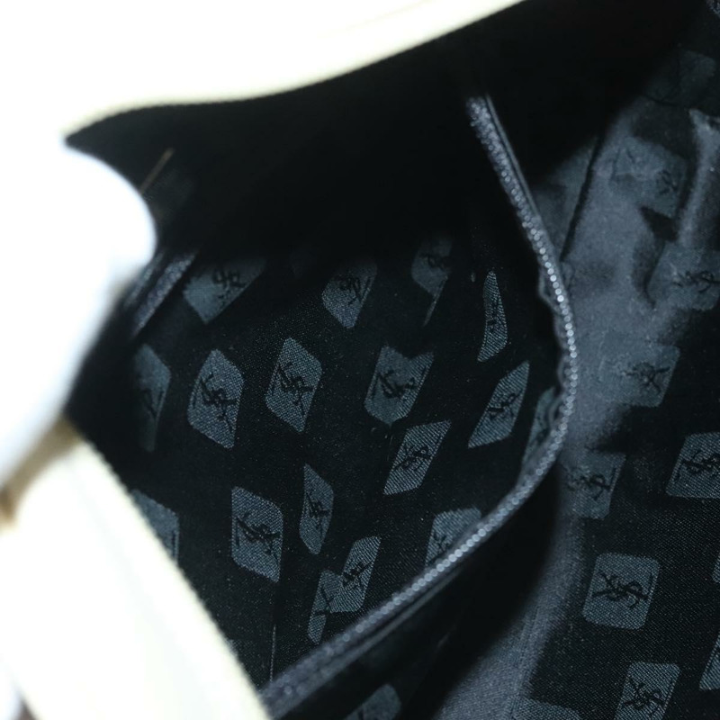 【日本直送】SAINT LAURENT 手提包 皮革 米白色 正品 131938-20