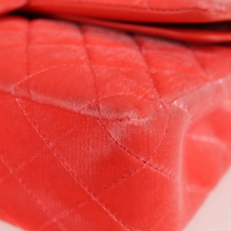 【日本直送】香奈兒 (CHANEL) Matelasse 25 鏈條肩背包，絲絨粉紅色，CC 標誌，貨號 130579SM-15