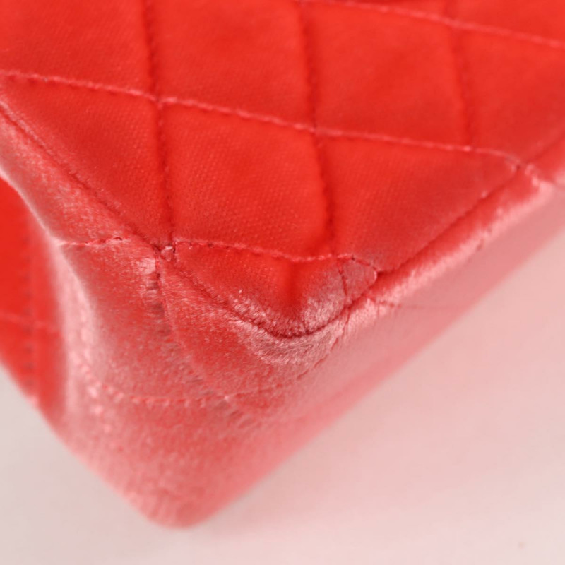 【日本直送】香奈兒 (CHANEL) Matelasse 25 鏈條肩背包，絲絨粉紅色，CC 標誌，貨號 130579SM-16