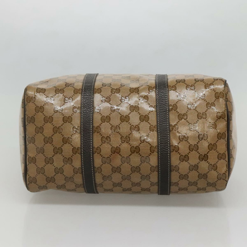 【日本直送】GUCCI GG 水晶波士頓包 塗層帆布 奧特萊斯 米金色 296021 正品 bs27785-4