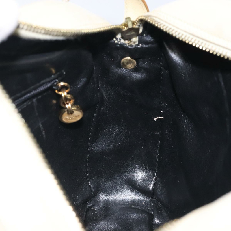【日本直送】Salvatore Ferragamo Gancini 單肩包 絨面革 米色金色 正品 bs27824-18