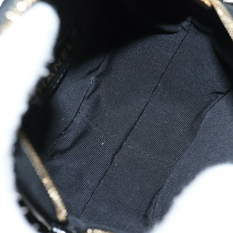 【日本直送】香奈兒鏈單肩包琺瑯金色黑色 CC 正品 132401M-9