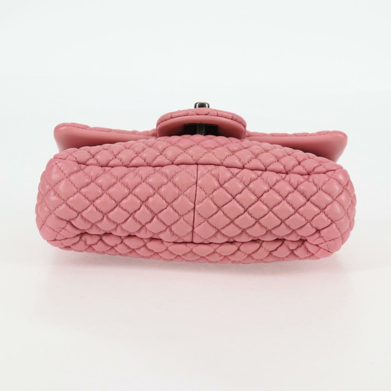 【日本直送】香奈兒粉紅皮革鏈條肩背包,CC標誌,貨號130490M-4