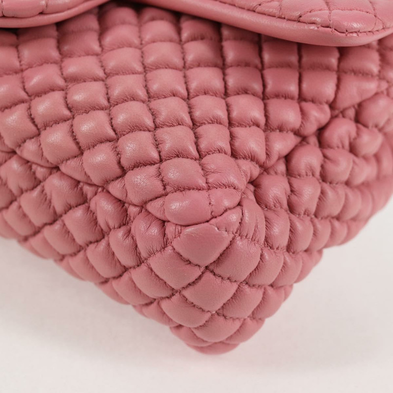 【日本直送】香奈兒粉紅皮革鏈條肩背包,CC標誌,貨號130490M-14