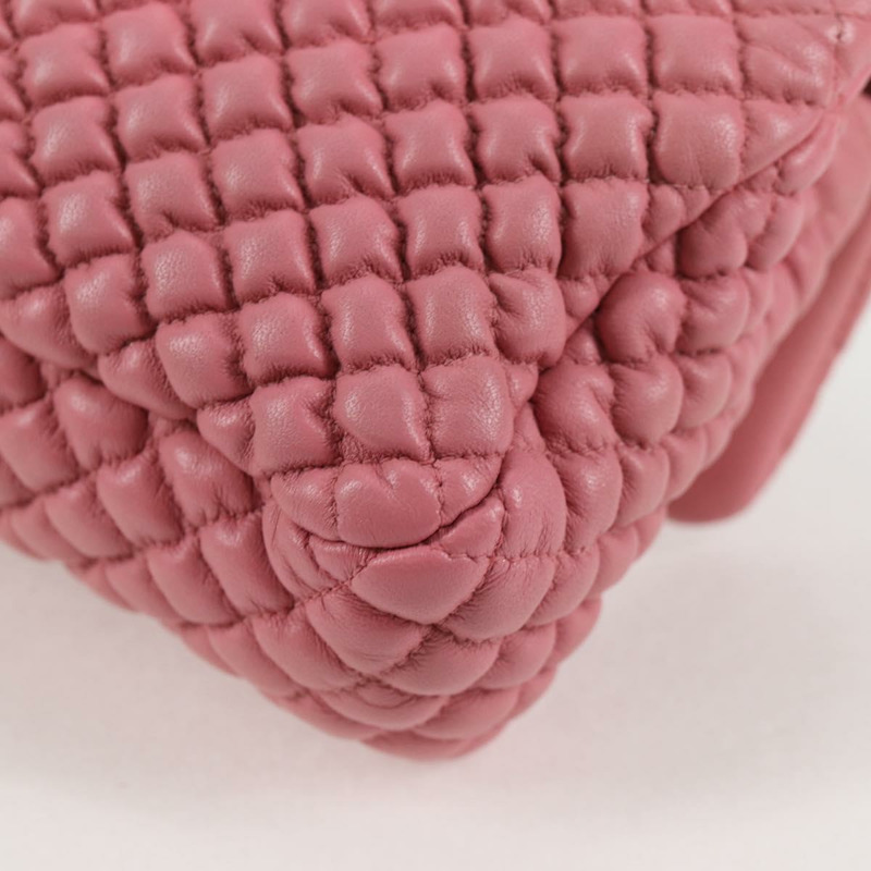 【日本直送】香奈兒粉紅皮革鏈條肩背包,CC標誌,貨號130490M-16