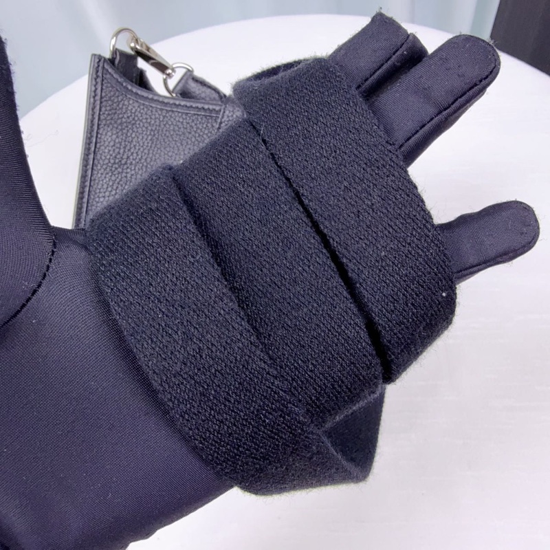 98新Hermes愛馬仕黑銀mini evelyn迷你伊芙琳黑銀單肩斜挎包-2