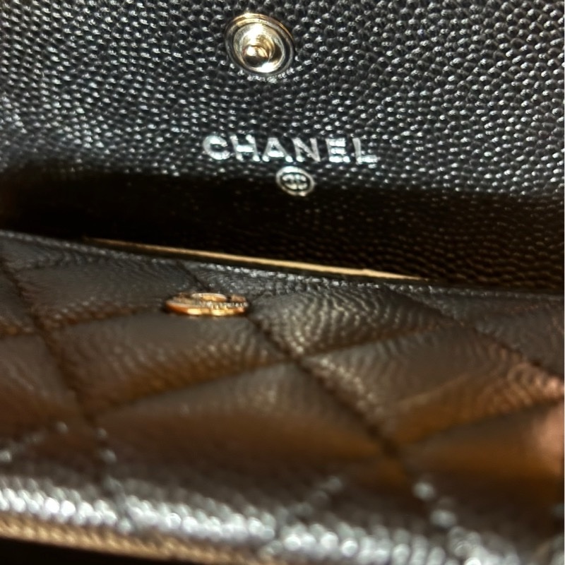 🎄聖誕節禮物🎁Boy Chanel 經典黑銀色卡包-1