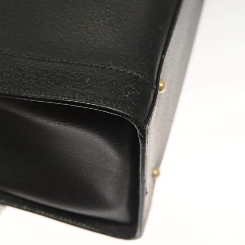 【日本直送】GUCCI 竹節手提包 皮革 黑金色 002 1186 0259 正品 ep9321-14