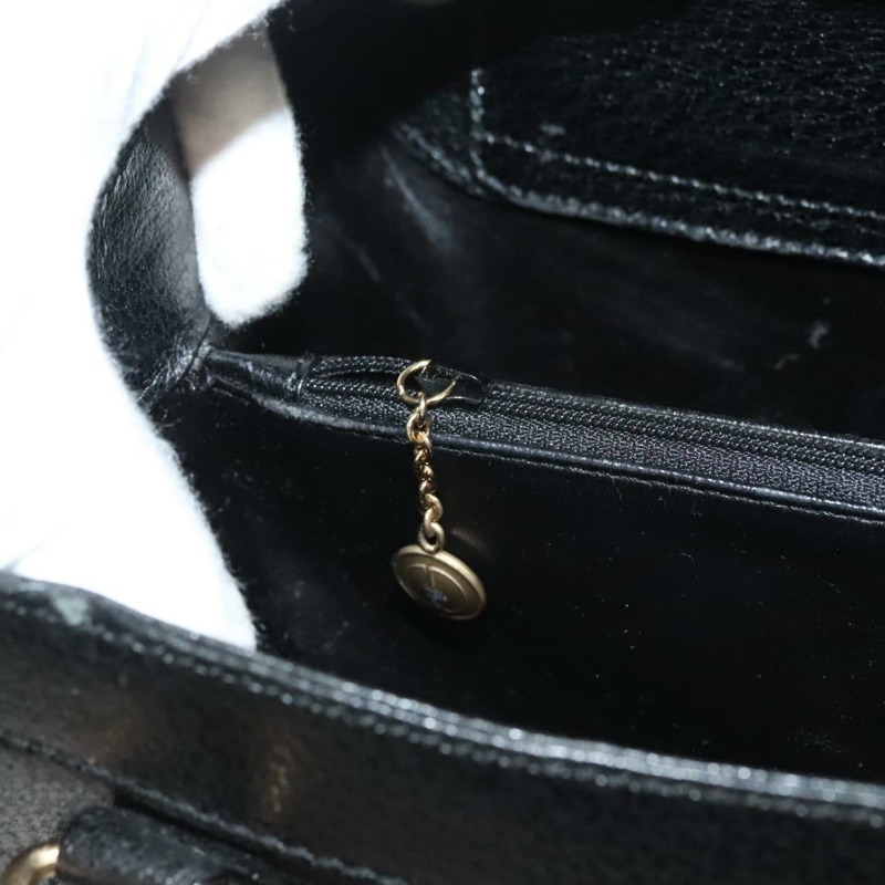 【日本直送】GUCCI 竹節手提包 皮革 黑金色 002 0260 正品 ep9314-19