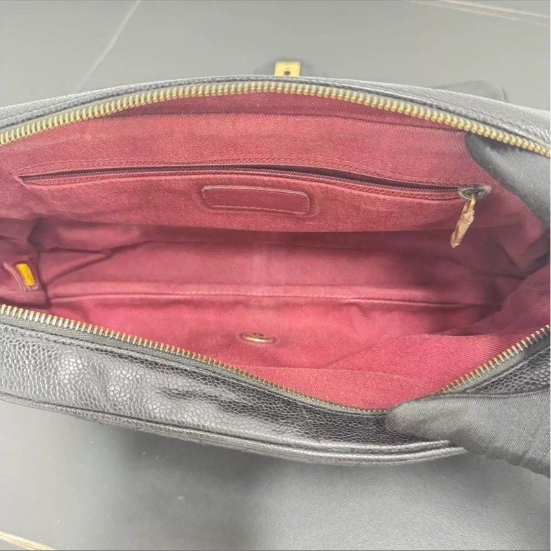 全網最低價🤩Lv黑金褶皺荔枝牛皮機場口蓋包鏈條斜挎單肩包-21