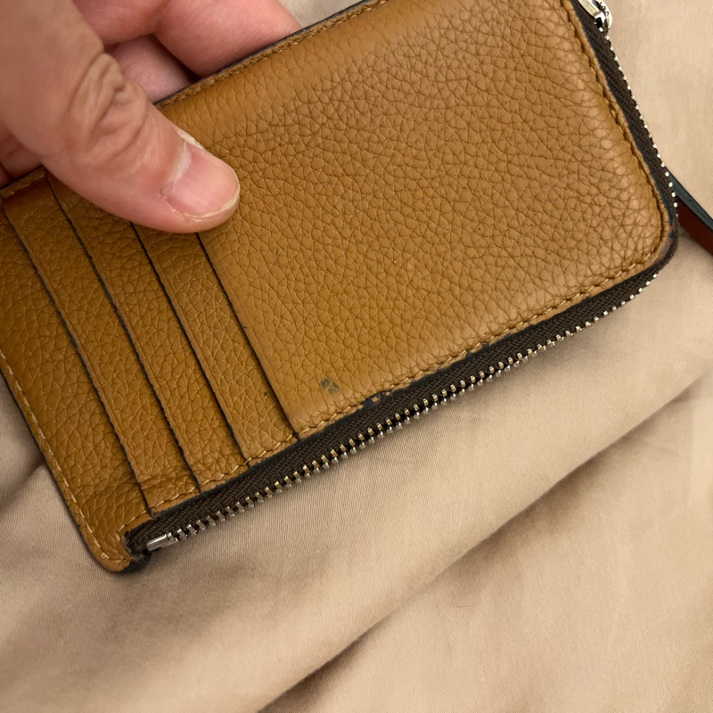 LOEWE 羅威 粒面牛皮拼色卡方 卡片夾/零錢鑰匙包-19