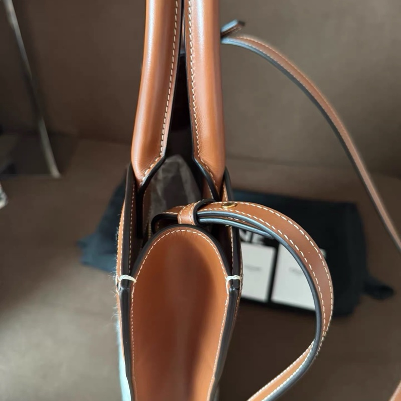 99% new Celine Cabas字母刺繡Logo Tote包-3