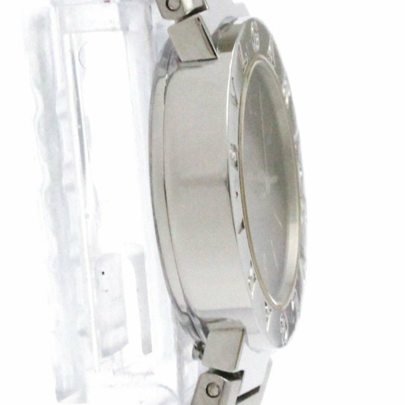 BVLGARI BVLGARI-BVLGARI 鋼石英女錶 BB23SS 拋光-7