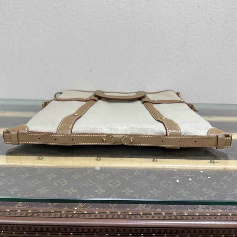 LV 中古帆布琴譜手提托特包 40*40*2 98新配件塵袋-2