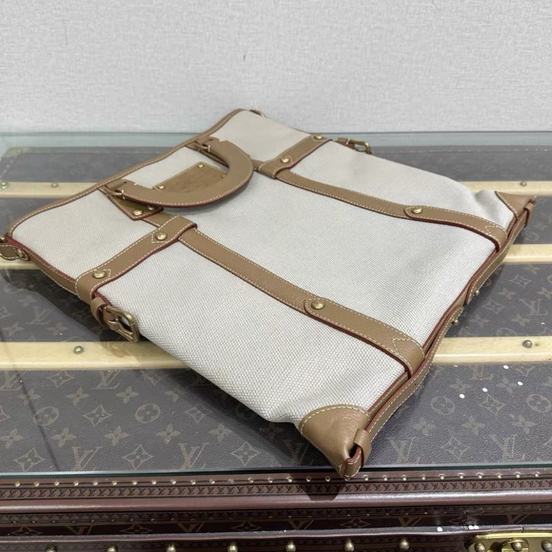 LV 中古帆布琴譜手提托特包 40*40*2 98新配件塵袋-3