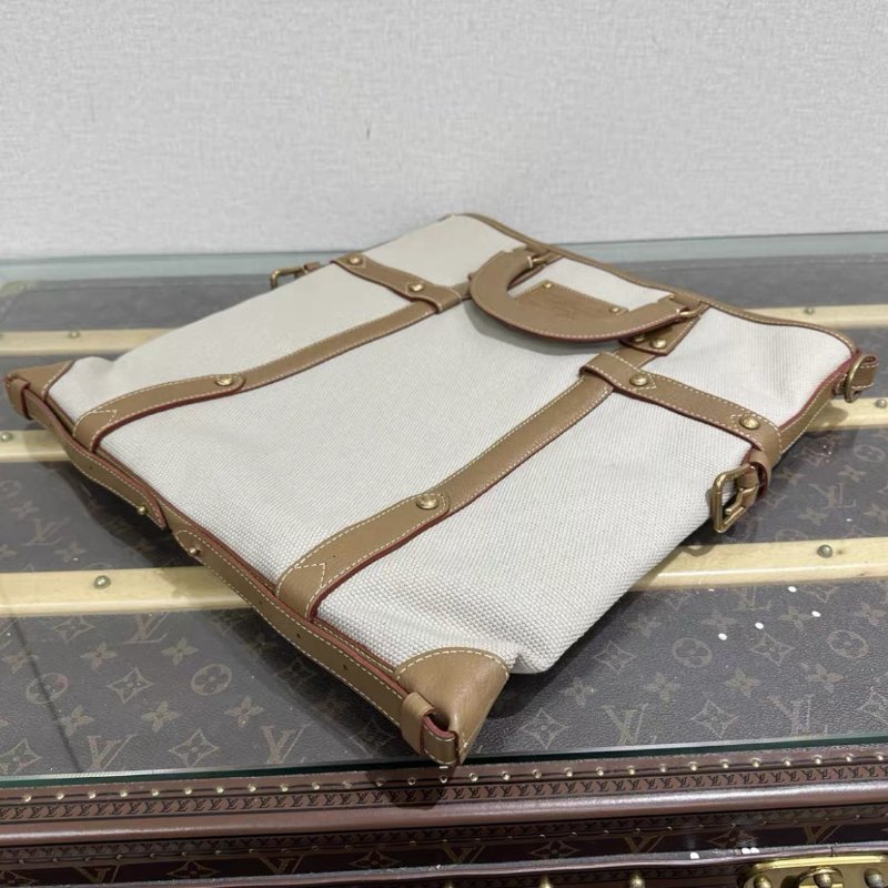 LV 中古帆布琴譜手提托特包 40*40*2 98新配件塵袋-4