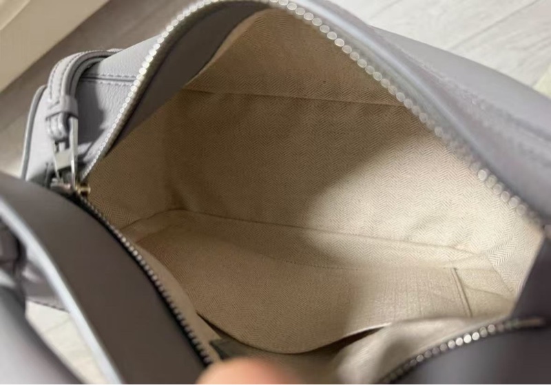 LOEWE 灰色小號拼圖手提肩背斜背包 25*15*10 99新配件塵袋-5
