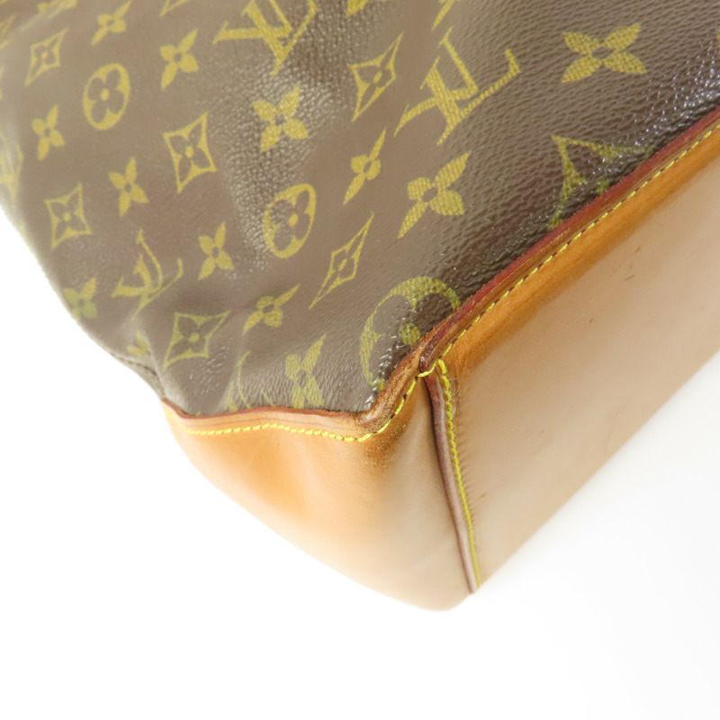 LOUIS VUITTON Monogram Cabas Mezzo金扣肩背袋棕色-7