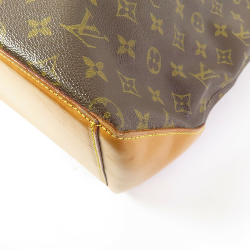 LOUIS VUITTON Monogram Cabas Mezzo金扣肩背袋棕色-8