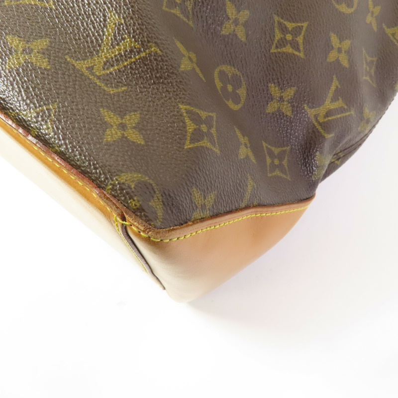 LOUIS VUITTON Monogram Cabas Mezzo金扣肩背袋棕色-10