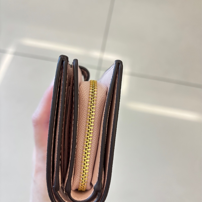 Michael kors 粉色中夾-1