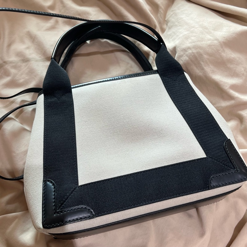 Balenciaga 巴黎世家 Navy XS 帆布包-6