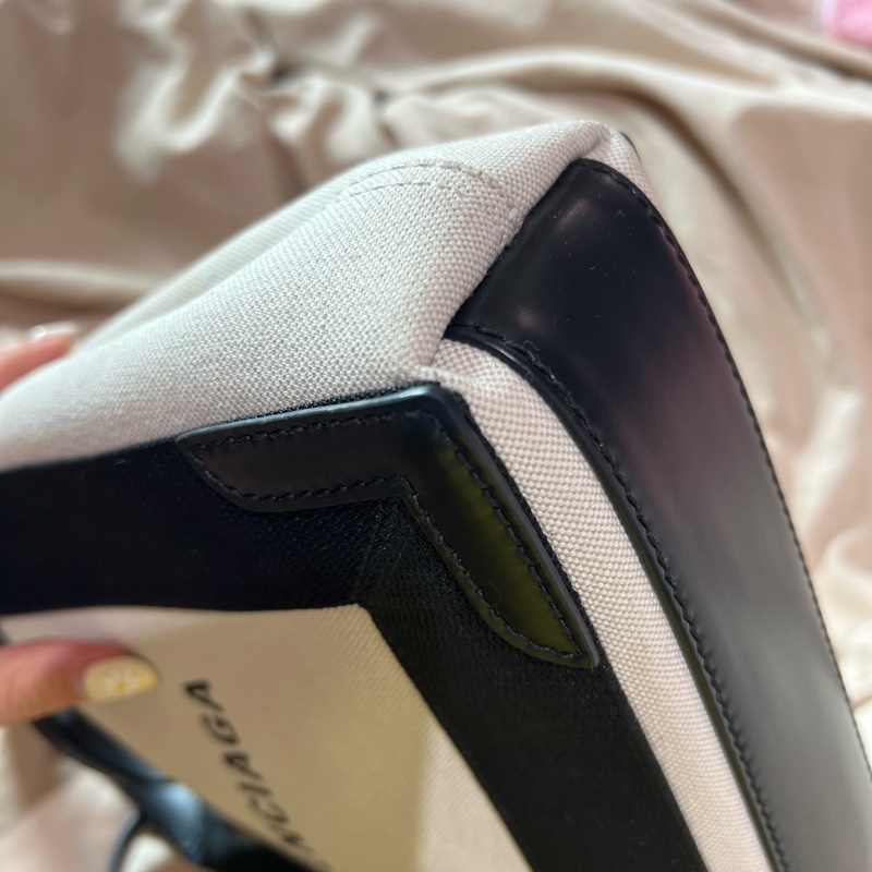 Balenciaga 巴黎世家 Navy XS 帆布包-10