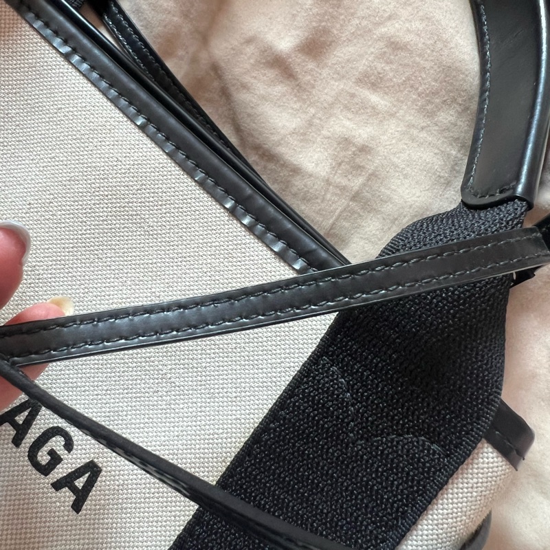 Balenciaga 巴黎世家 Navy XS 帆布包-14