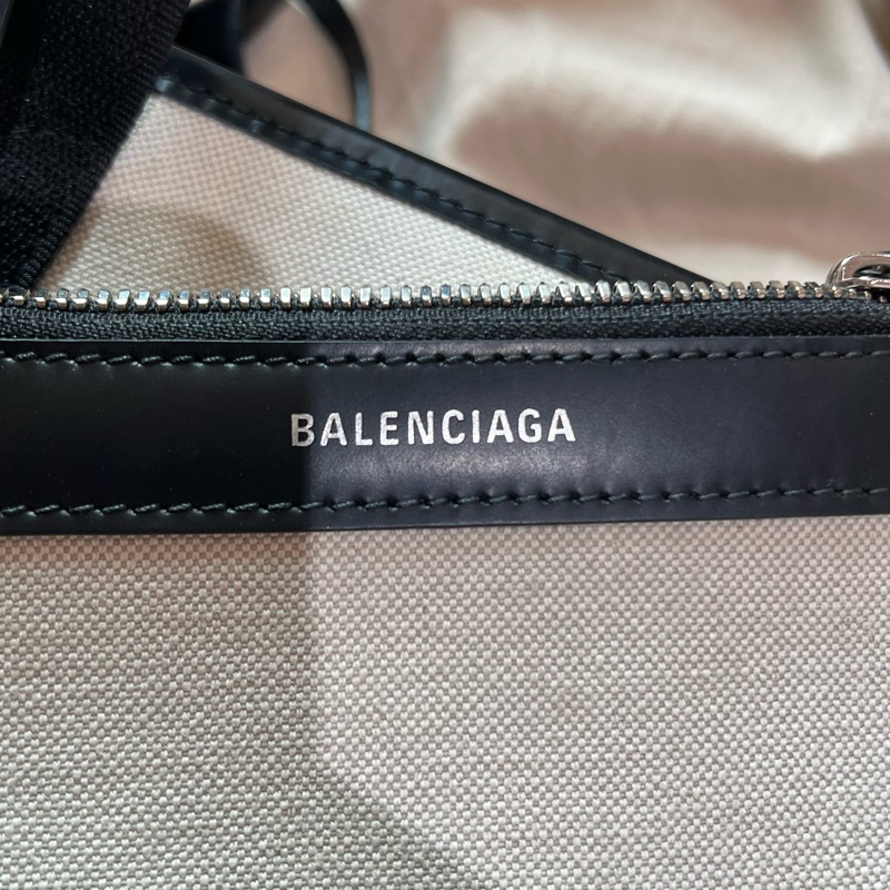 Balenciaga 巴黎世家 Navy XS 帆布包-17
