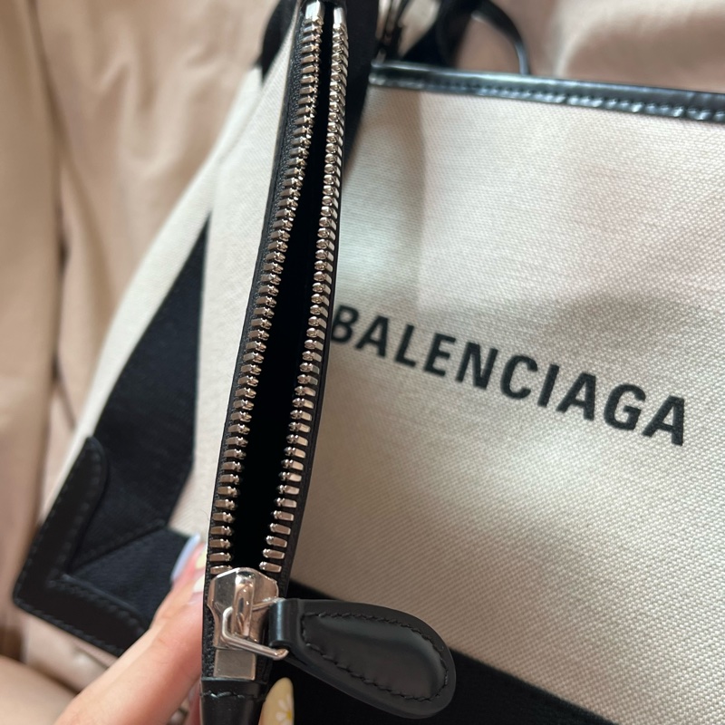Balenciaga 巴黎世家 Navy XS 帆布包-18