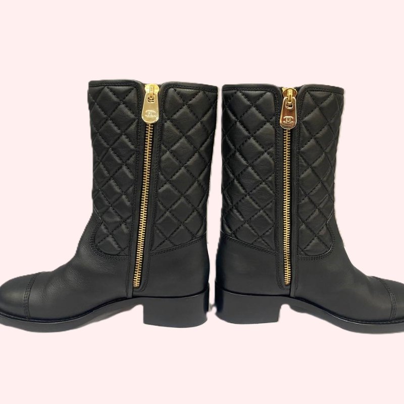 Chanel women's Boots 38號-3